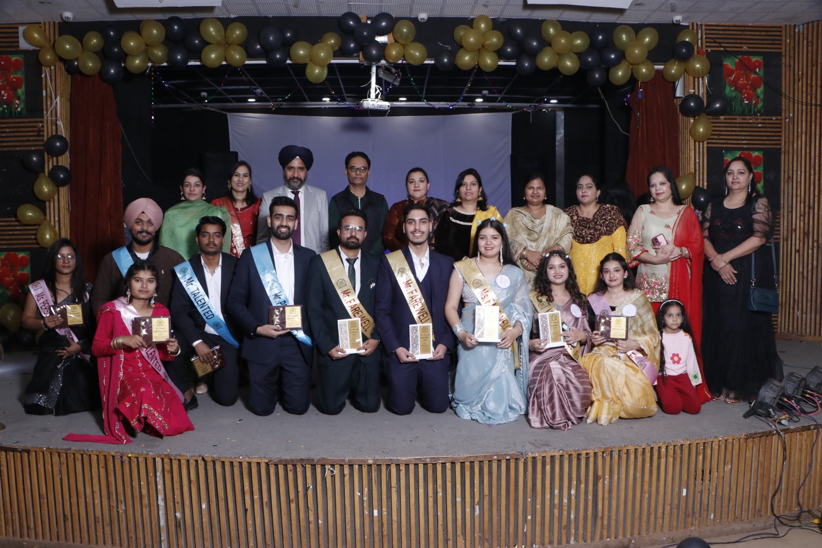 Punjabi University's Electronics Department hosted a farewell party for its students.